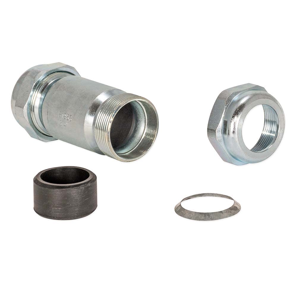 Eastman 4-1/8 Inch Long Pattern Compression Coupling, 3/4 Inch IPS, Galvanized Steel, 20564 - Image 5