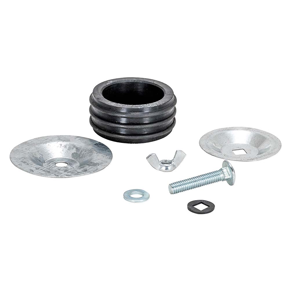 EZ-FLO 43437 Test Plug with Rubber Gasket, 4 x 4 x 2, Stainless Steel - Image 3