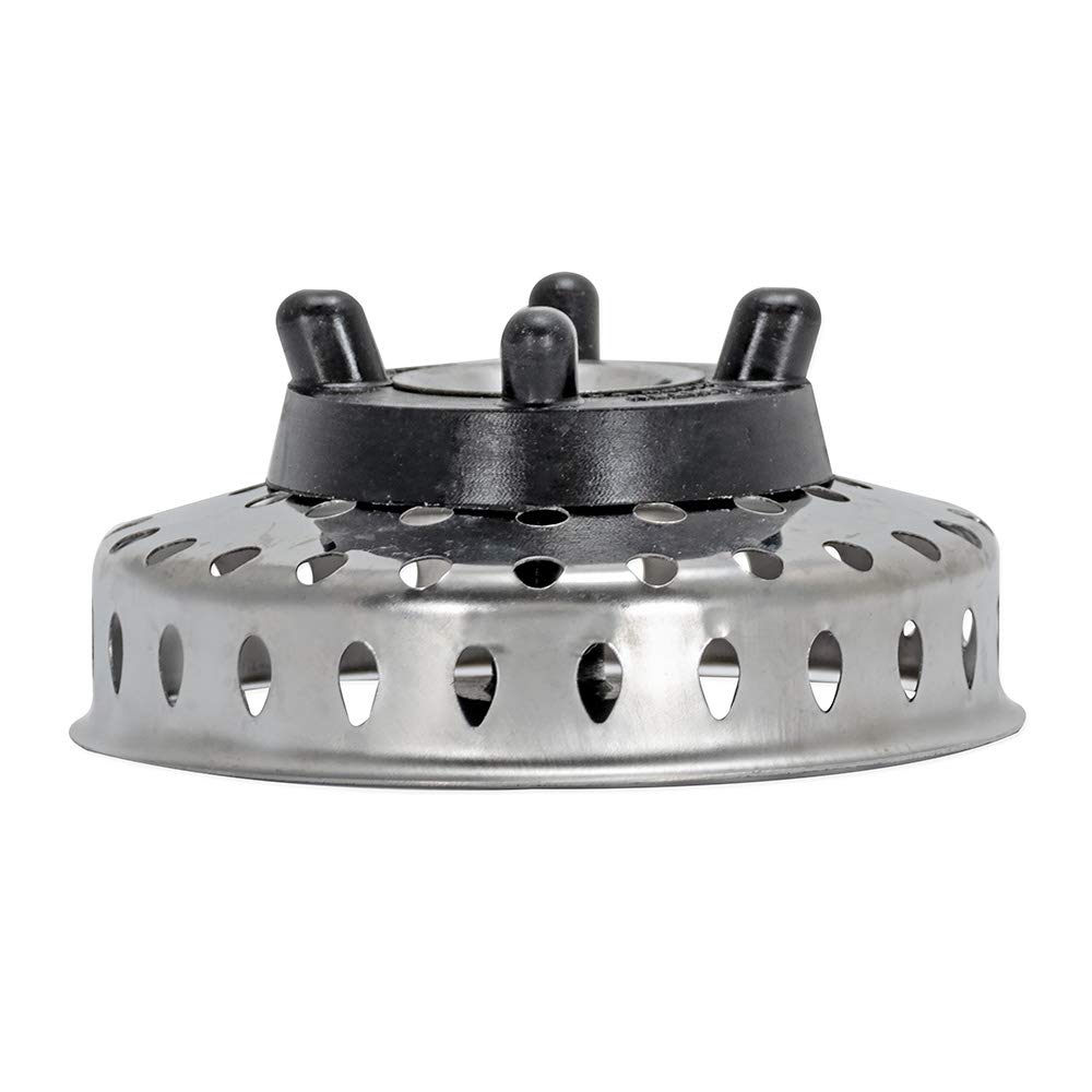 EZ-FLO Replacement Basket, Rubber Pronged Bottom, Stainless Steel, Fits 3-1/2 in Drains and Sterling Sinks, EZ-30057 - Image 4